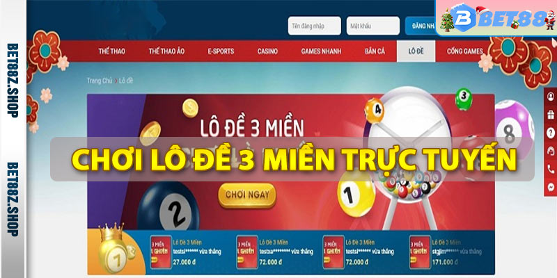 Những hình thức có trong xổ số Bet88