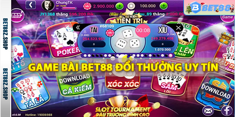 Game Bài Bet88 - Cổng Game Bài Đổi Thưởng Tiền Mặt 2025